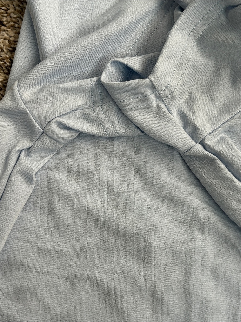Vintage Nike DRI-FIT Women’s Crew Neck Short Sleeve Tee | Heather Blue | Size M - Picture 12 of 15